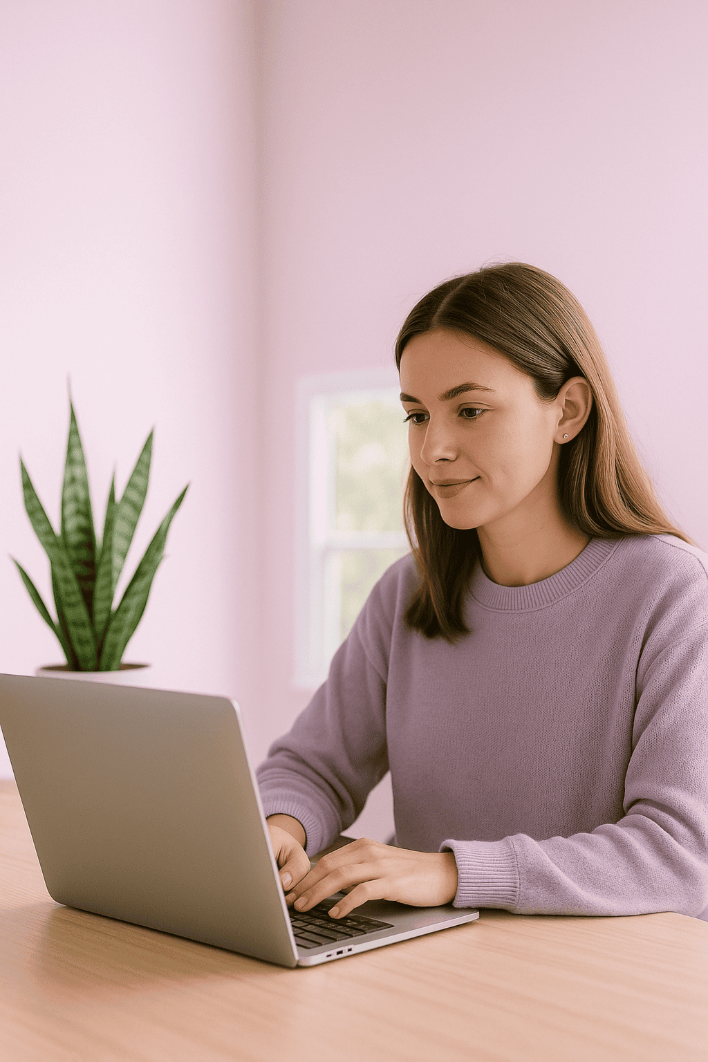 person on laptop